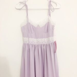 Dollskill sugarthrillz lilac lace doll dress